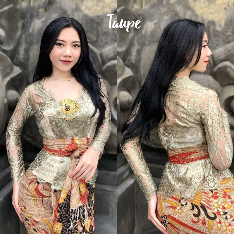 Jual KEBAYA BALI BROKAT METALIK | Shopee Indonesia
