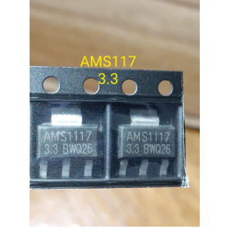 100 PCS AMS1117-3.3 LM1117 1A 3.3V Voltage Regulator SOT-223