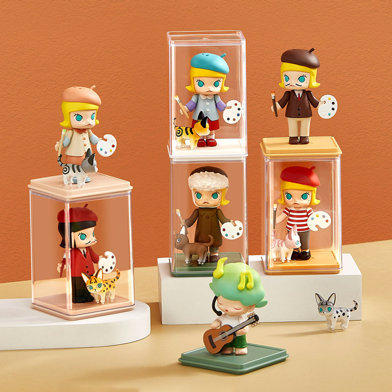 Jual Kotak Display Action Figure Popmart Box Mini Plastik Akrilik Blind ...
