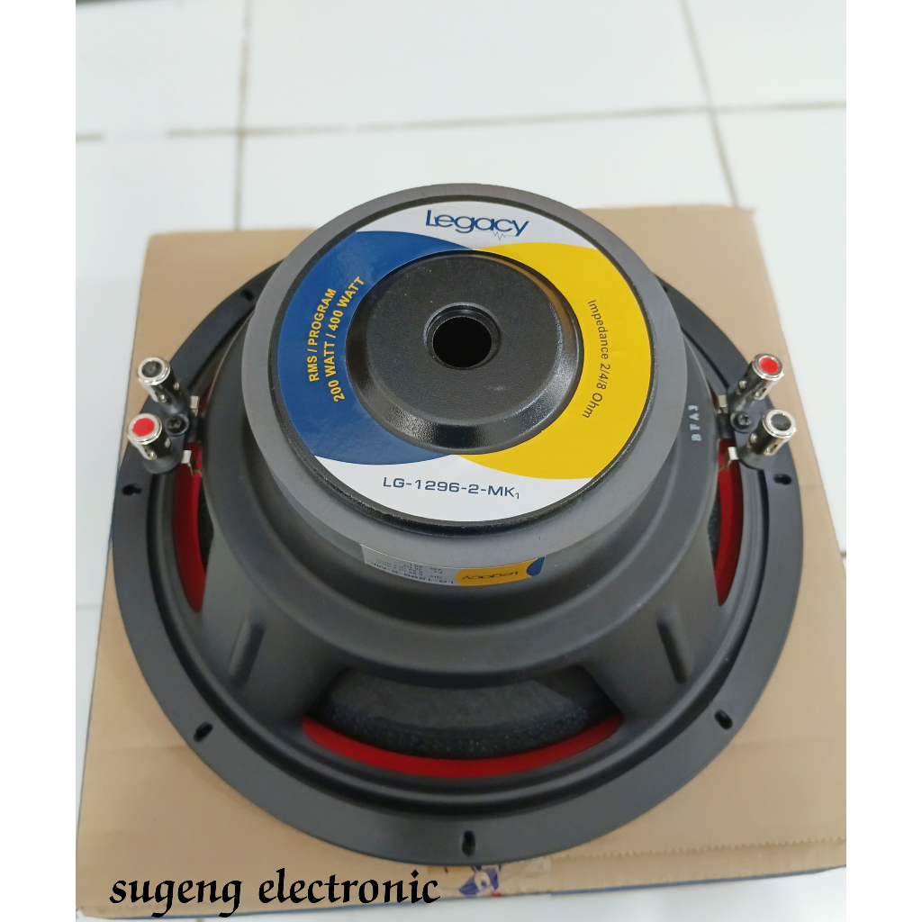Jual SPEAKER SUBWOOFER 12 INCH LEGACY LG12962 MK 1 DOUBLE COIL