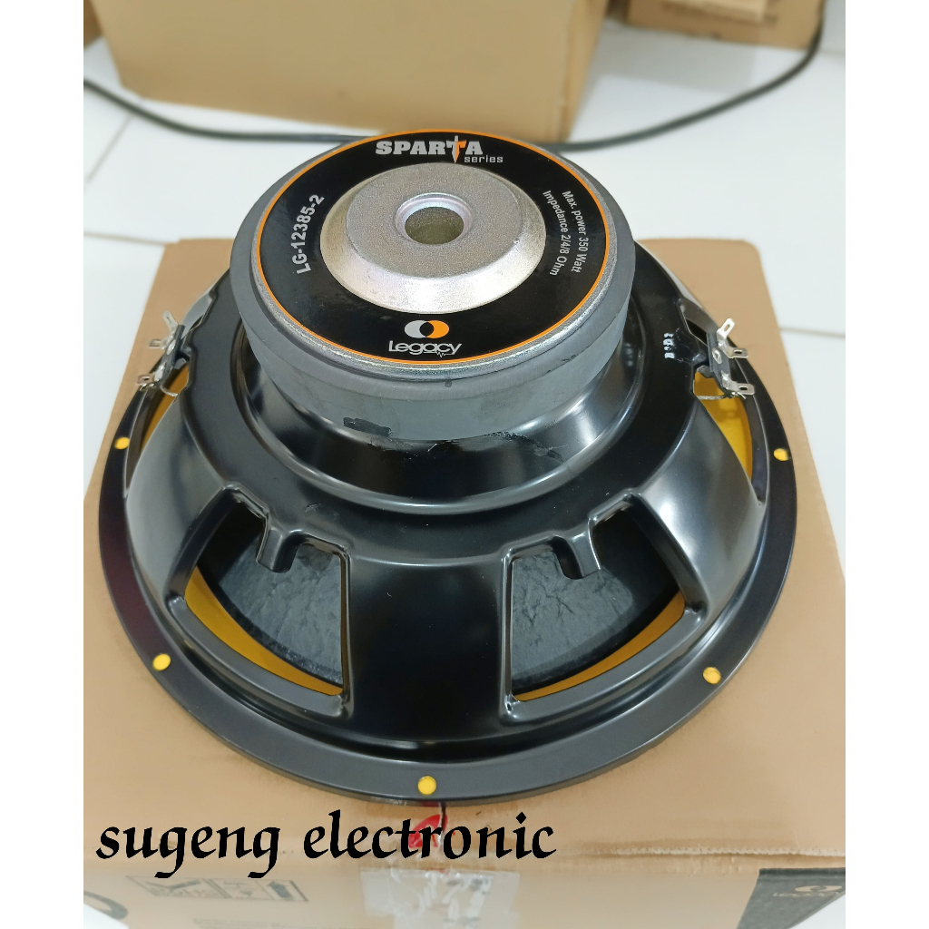 Jual Speaker Subwoofer Inch Legacy Sparta Dobel Coil Shopee Indonesia