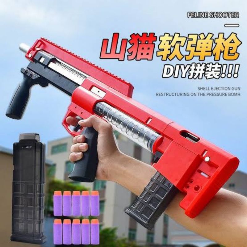 Jual Mainan Anak LYNX Nerf Bahan Plastik Isi Busa Foam Blaster | Shopee ...