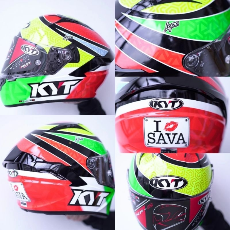 Jual Kyt Nfr Manzi Misano Black Glossy Original Double Visor Helm Full Face Sni Ori Nf R