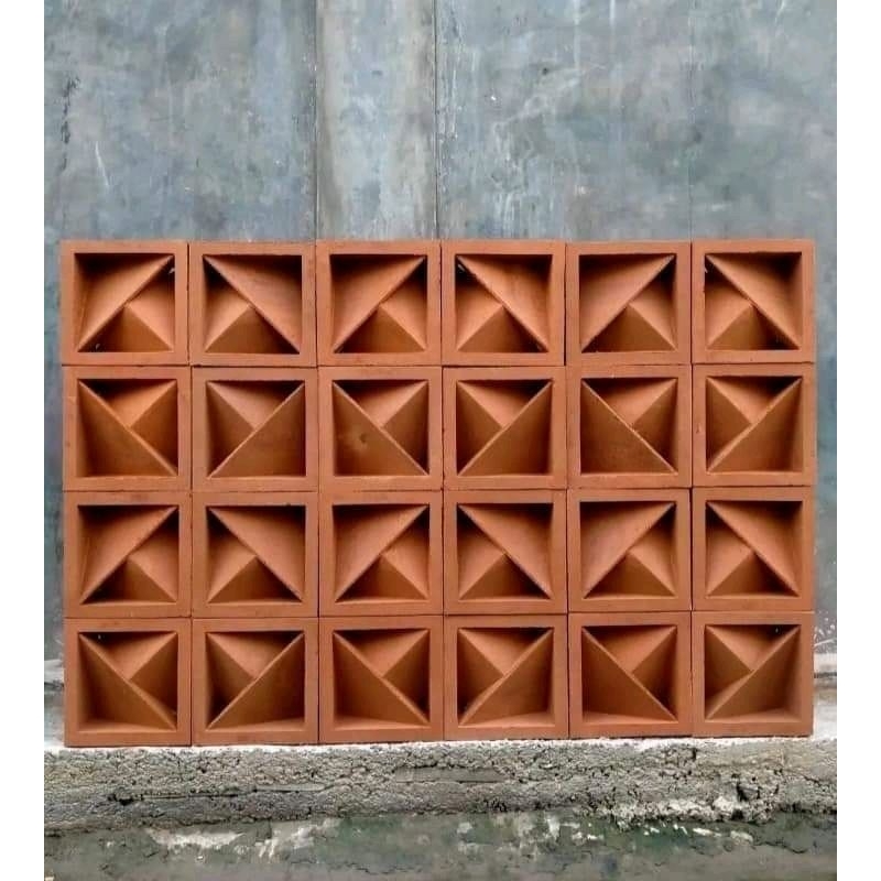 Jual ROSTER MINIMALIS / Roster beton/ Roster warna merah terakota ...