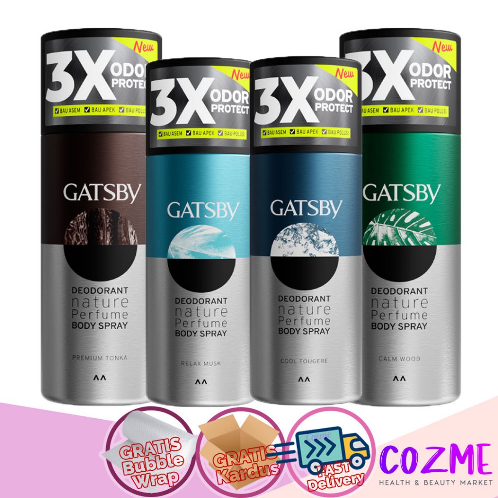 Jual GATSBY Deodorant Nature Perfume Body Spray 150mL Shopee Indonesia