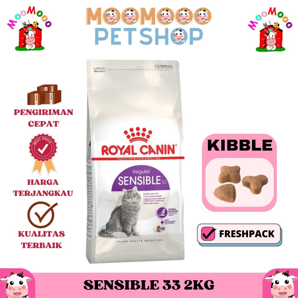 Royal Canin Sensible 33 – 2kg De Croquettes Pour Chiens Sensibles (neuf)