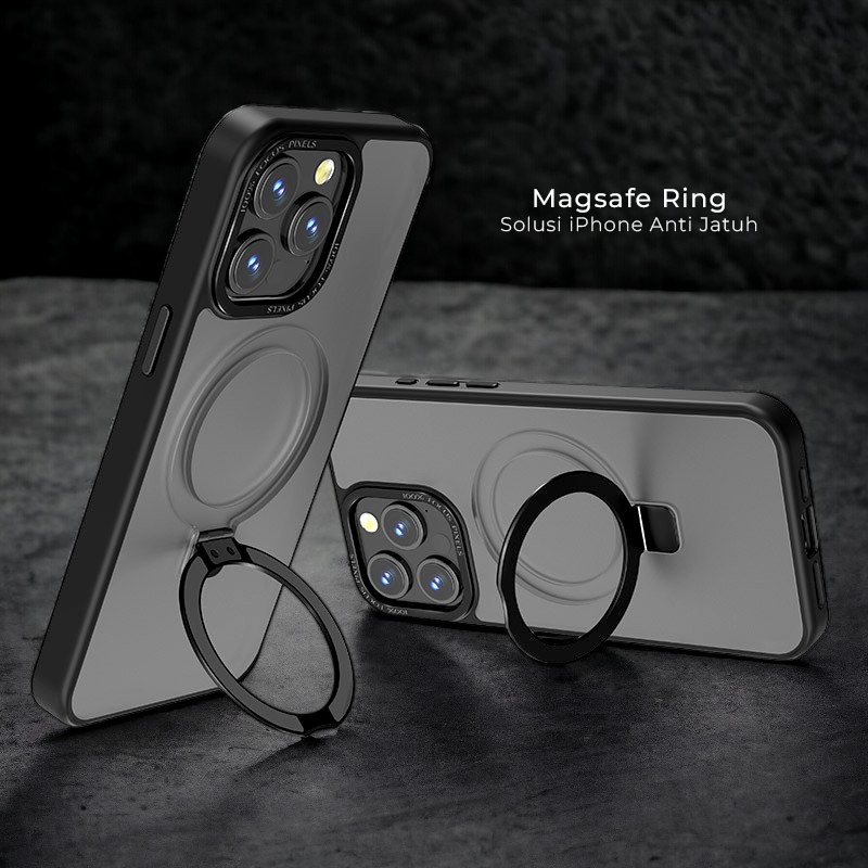 Jual MAGSAFE Ring Magnetic iPhone 11 12 13 14 15 16 17 PRO MAX Casing ...