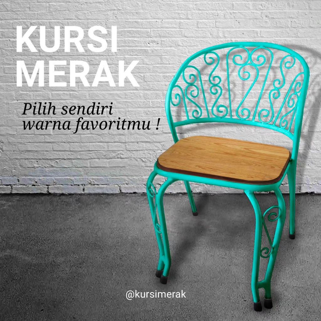 Jual Kursi Merak Kursi Teras Kursi Pipa Kursi Taman Kursi Besi Shopee