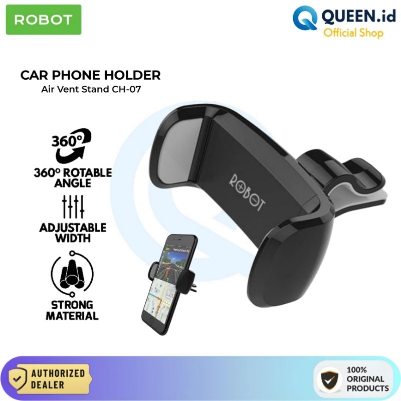 Jual Robot Rt Ch07 Universal Car Holder Silicone Pad Car Stand Phone