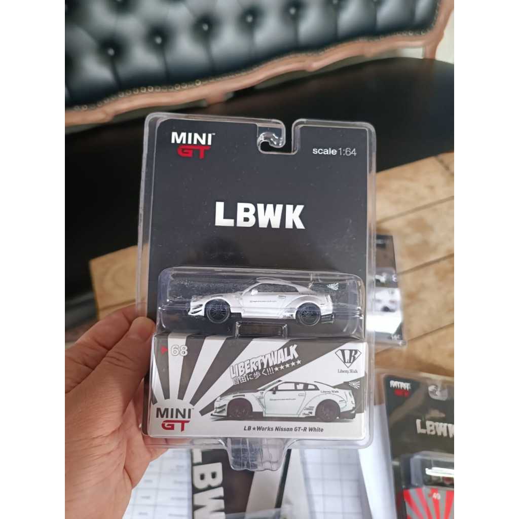 Jual Mini GT 68 Liberty Walk LBWK LB Works Nissan GT-R White GTR Japan ...