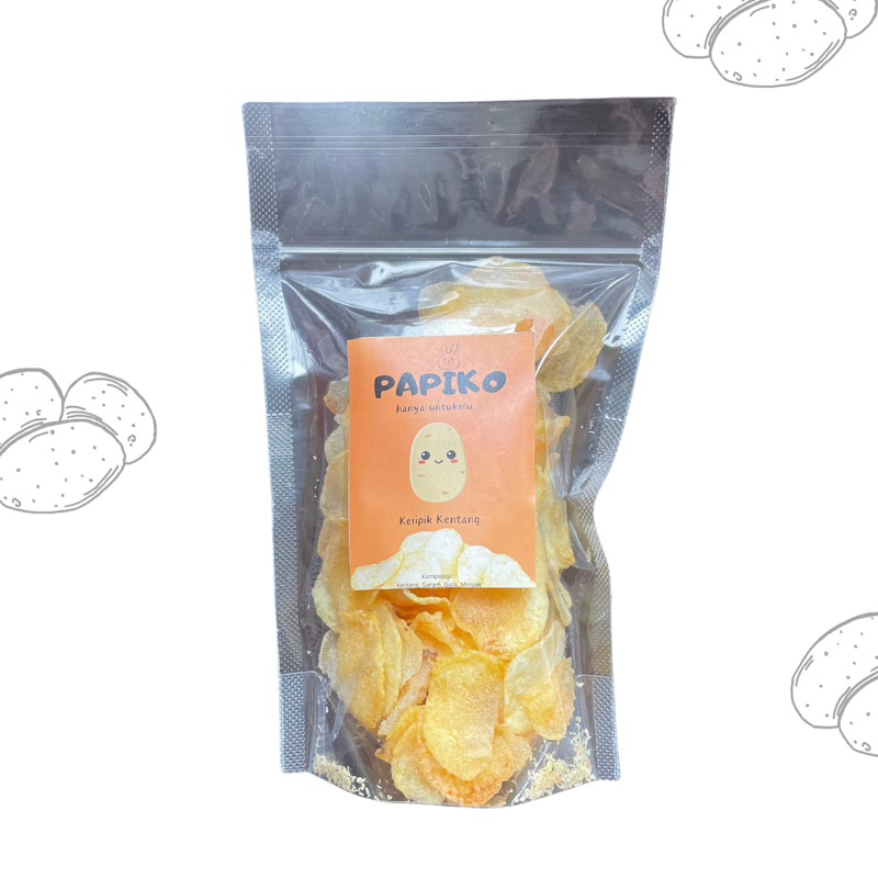 Jual PAPIKO - Keripik Kentang Ebi 65 gr | Shopee Indonesia