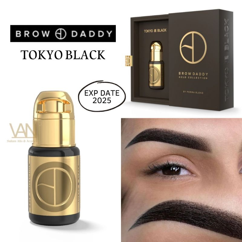 Jual Tinta Permablend Brow Daddy - Tokyo Black Original Made in USA ...
