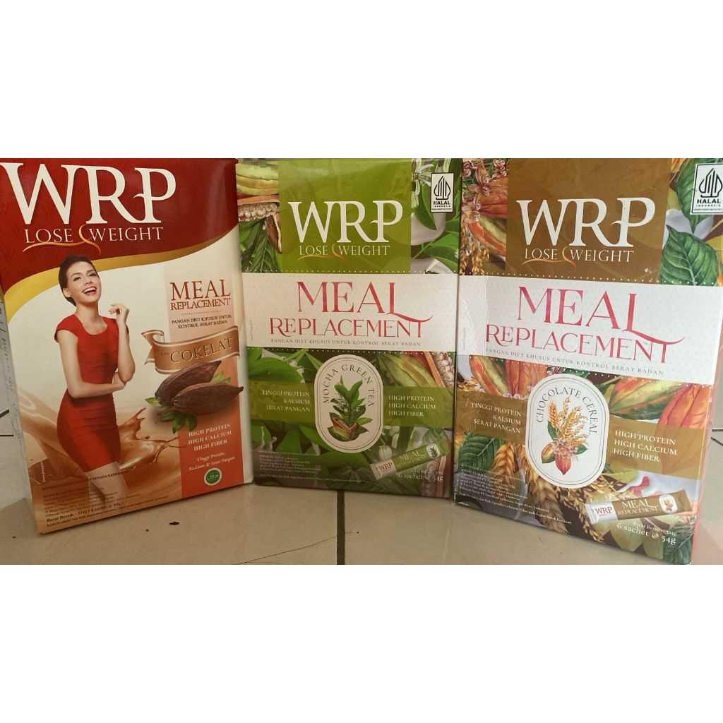 Jual WRP Meal Replacement Lose Weight Coklat Limited Stock WRP Meal