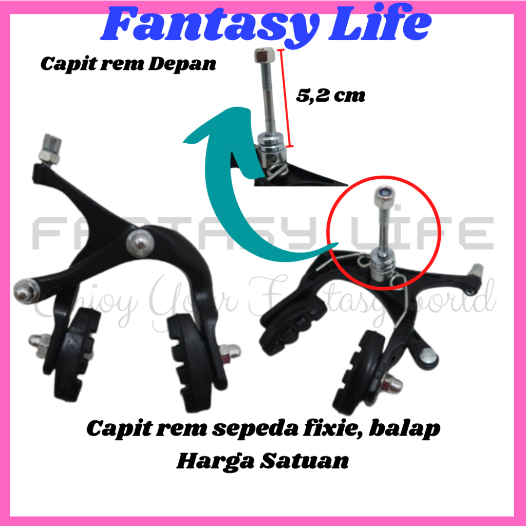 Jual Fantasy Rem U brake capit rem alloy sepeda balap hybrid