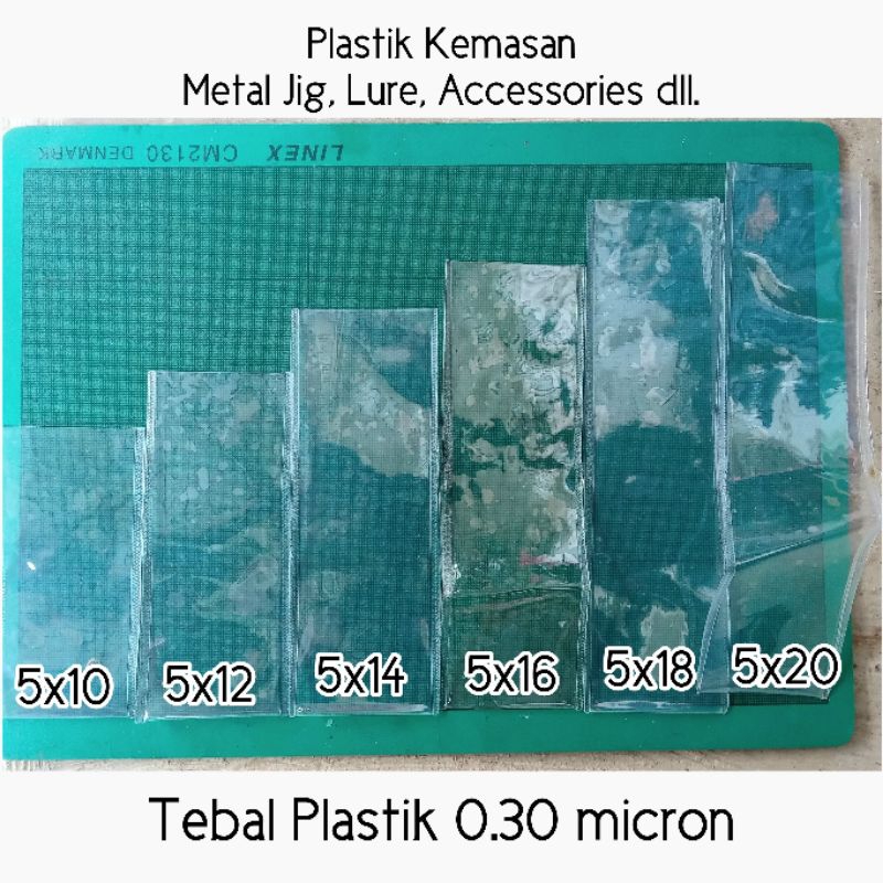 Jual Plastik Mika pvc Kemasan Packing Metal Jig Lure Spoon Pancing ...