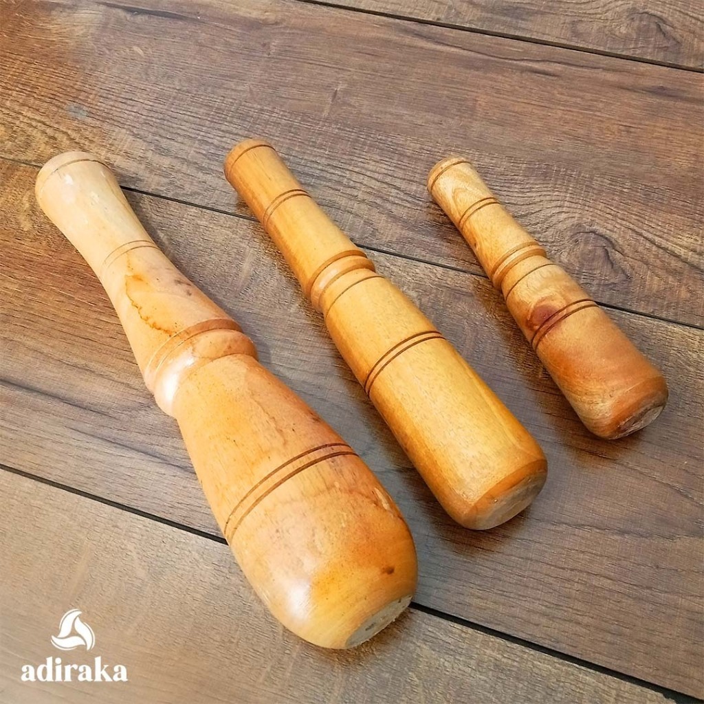 Jual ALU Halu LUMPANG Penumbuk KAYU Tumbukan Kayu Rapih Alat Tumbuk Tradisional Halus