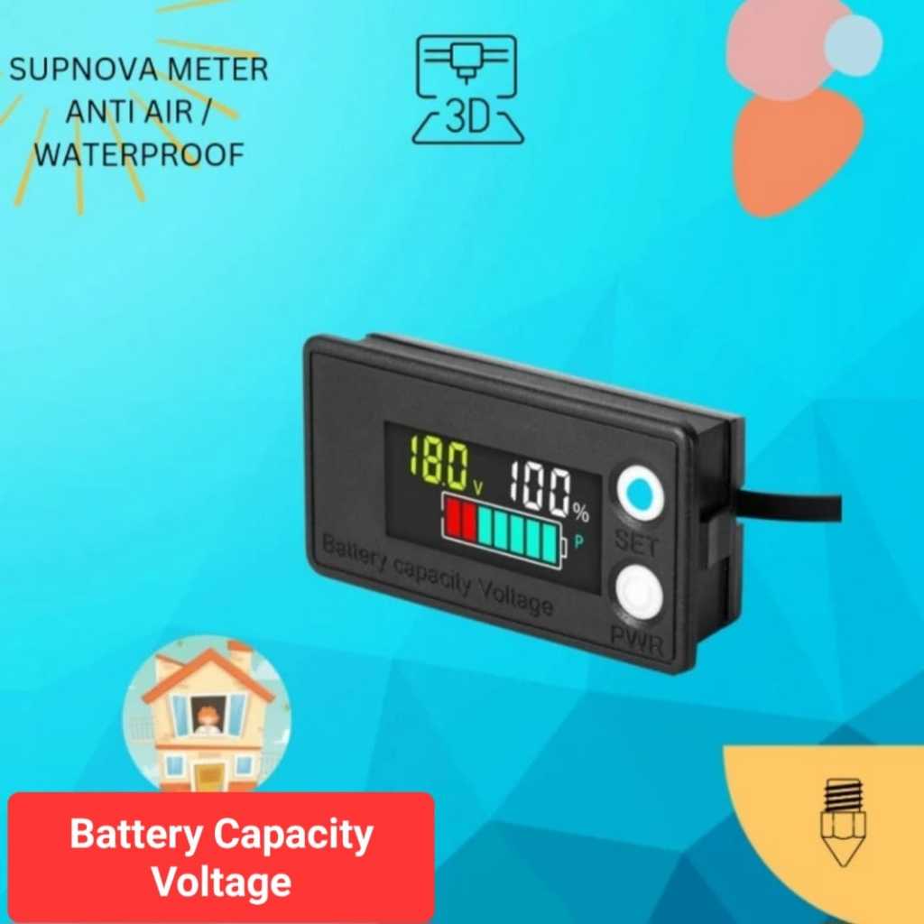 Jual Supnova Battery Capacity Voltage And Indicator Digital Voltmeter Aki