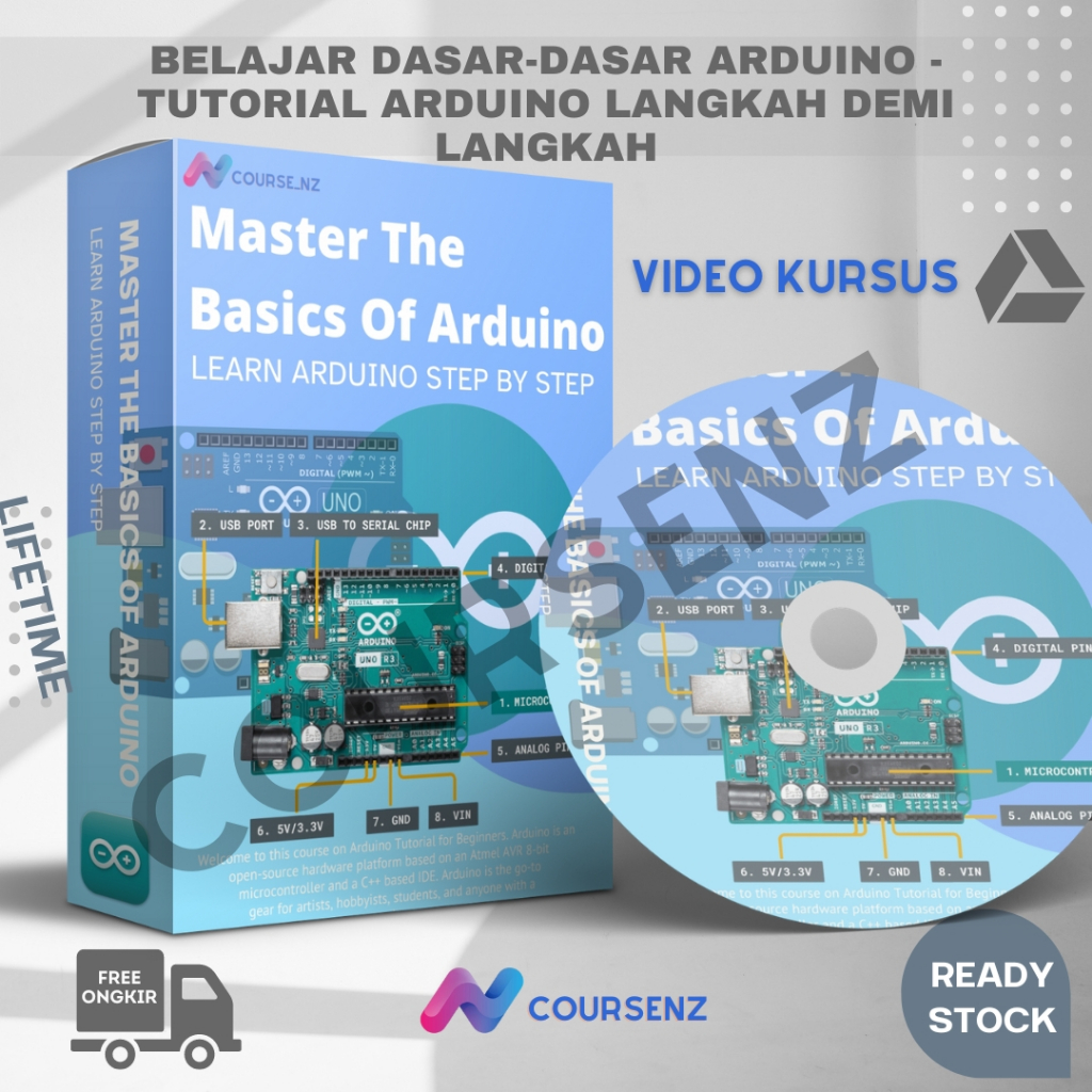 Jual Tutorial Dasar-Dasar Arduino - Belajar Arduino Langkah Demi ...