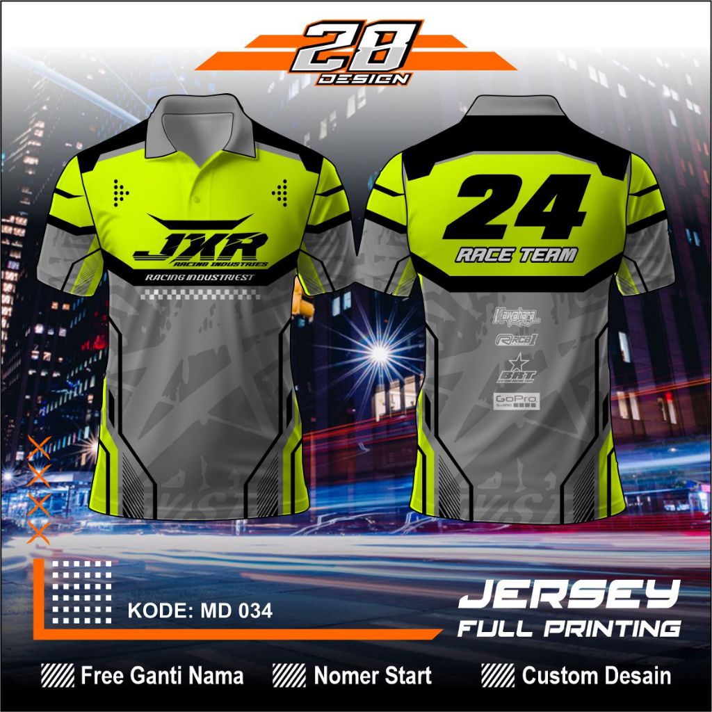 Jual Kaos Baju Printing Custom, Jersey Racing, Road race Desain bebas ...