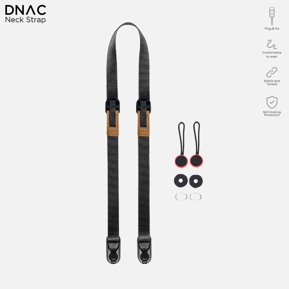 Jual DNAC 3-Slide Camera Strap with Magnetic Buckle - Black | Shopee ...