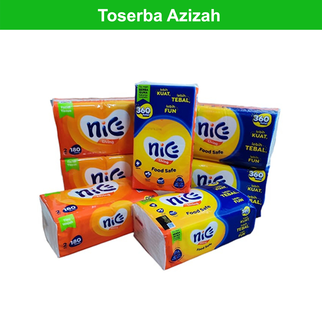 Jual Tisu Nice 180 Sheet 2ply Kemasan Baru Tissue Montis Murah