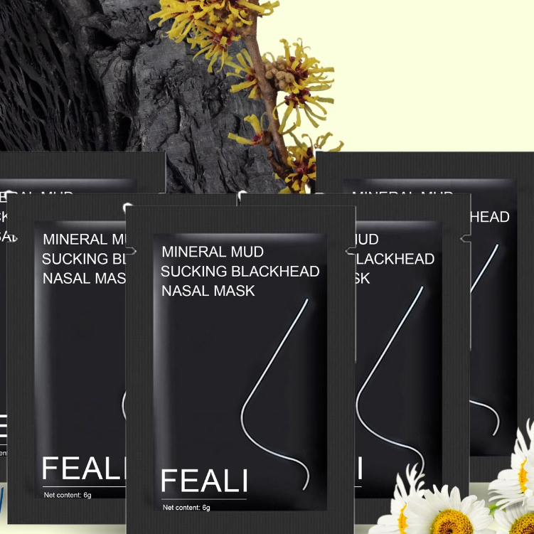 Jual Feali Mineral Mud Sucking Blackhead Nasal Mask Activated Carbon