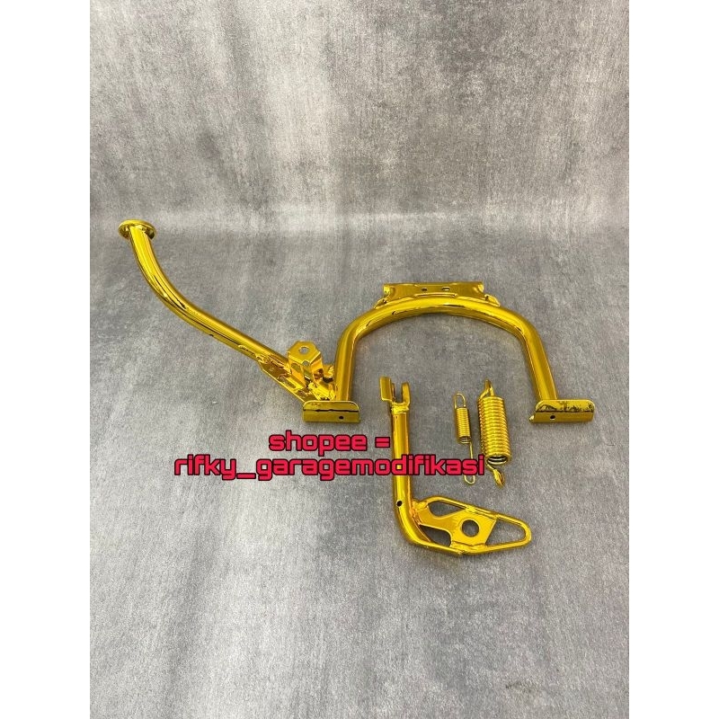 Jual Standar Samping Dan Tengah Nmax New Chrome Gold Original Yamaha