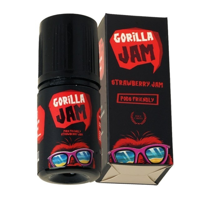 Jual Liquid Vape Gorilla Jam Strawberry Jam Pods Friendly 12MG 30ML By ...