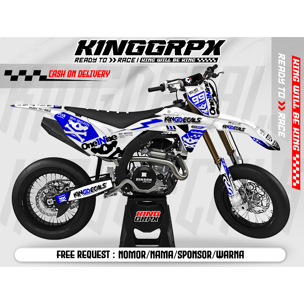 Jual DECAL STICKER KLX GORDON FULL BODY / DECAL GORDON / DECAL STIKER ...