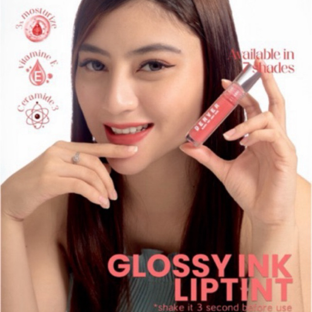 Jual DENVER glossy ink Liptint ( Juicy Rose ) | Shopee Indonesia