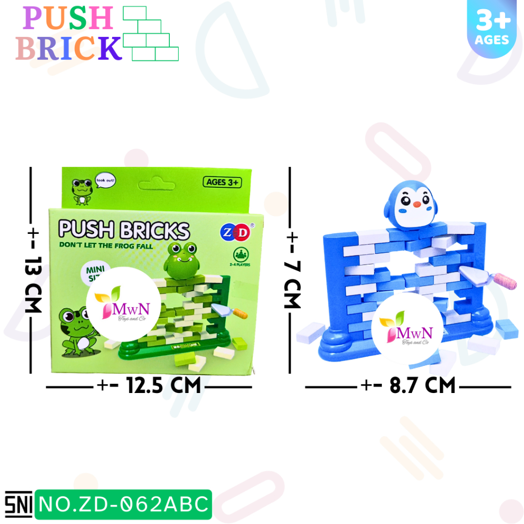 Jual MWN Mainan Push Bricks Mini No.ZD-062ABC | Shopee Indonesia