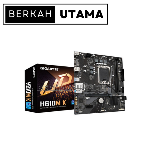 Jual MOTHERBOARD GIGABYTE H610M K DDR5 (INTEL LGA 1700, H610) | Shopee ...