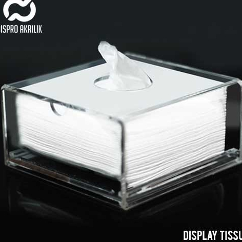 Jual Akrilik Display/ Tissue S11 | 12 x 12 x 6 cm | Shopee Indonesia