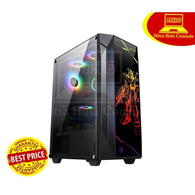 Jual CASING PC POWER UP RAPTOR TRANSFORMER FREE 3 FAN MURAH | Shopee ...