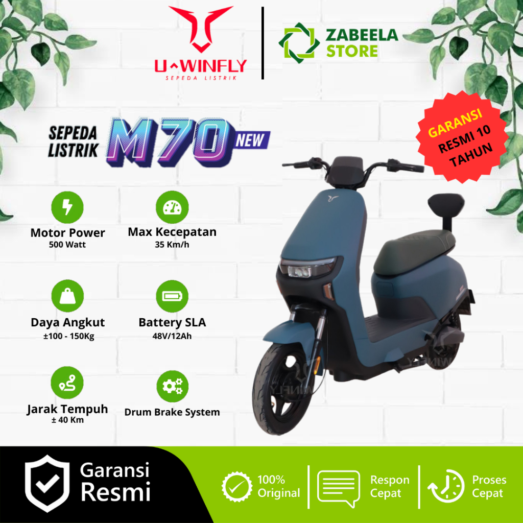 Jual Sepeda Listrik Uwinfly New M W Original Garansi Resmi Uwinfly