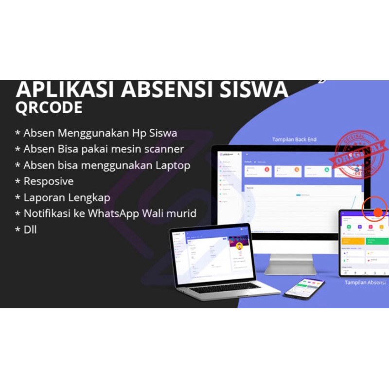 Jual Aplikasi Absensi Siswa Dengan QRcoude/Barcoude V1 | Shopee Indonesia