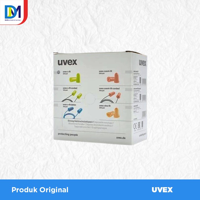 Jual UVEX Earplugs,X-Fit,Disposable,Uncorded 200 pair/box Produk ...