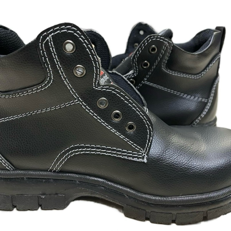 Jual SEPATU SEFTY 3/4 HITAM POLOS | Shopee Indonesia