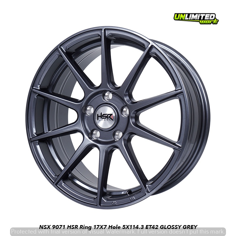 Jual Velg Mobil R17 Tipe NSX HSR Jari Jari Warna Grey Buat Xpander ...