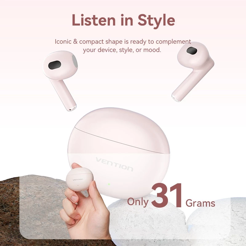 Vention TWS True Wireless Bluetooth ENC Earbuds Earphone Elf E06 Series