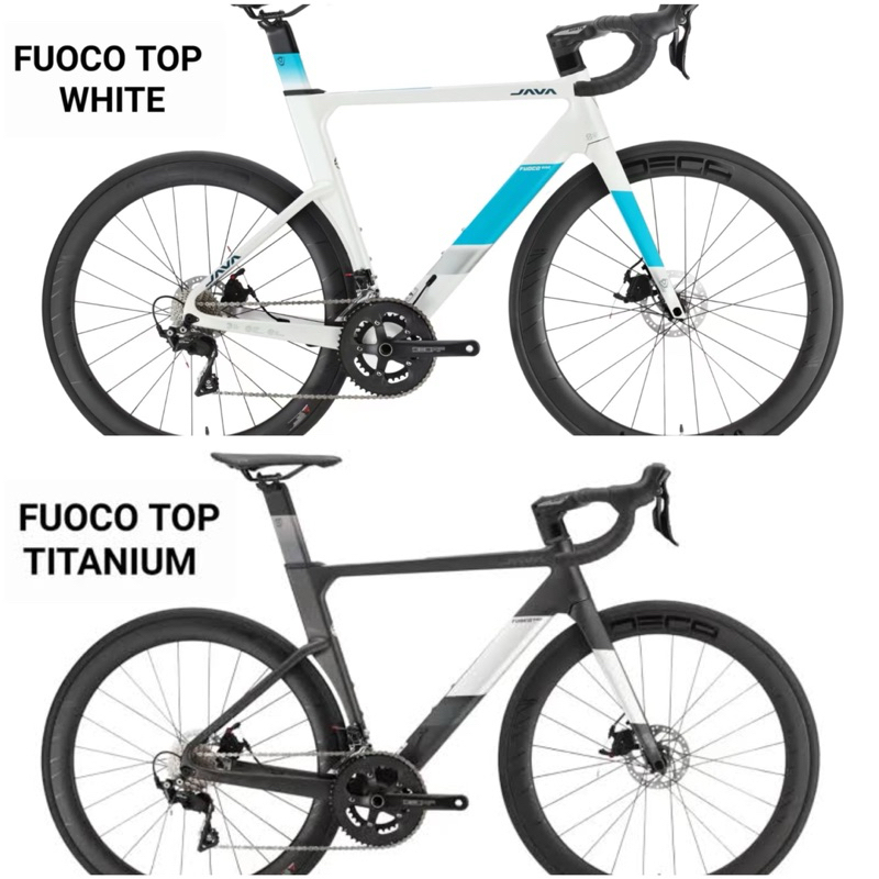 Jual 700C Java Fuoco top 2024 2x12Sp Shimano 105 R7120 full hydro brake