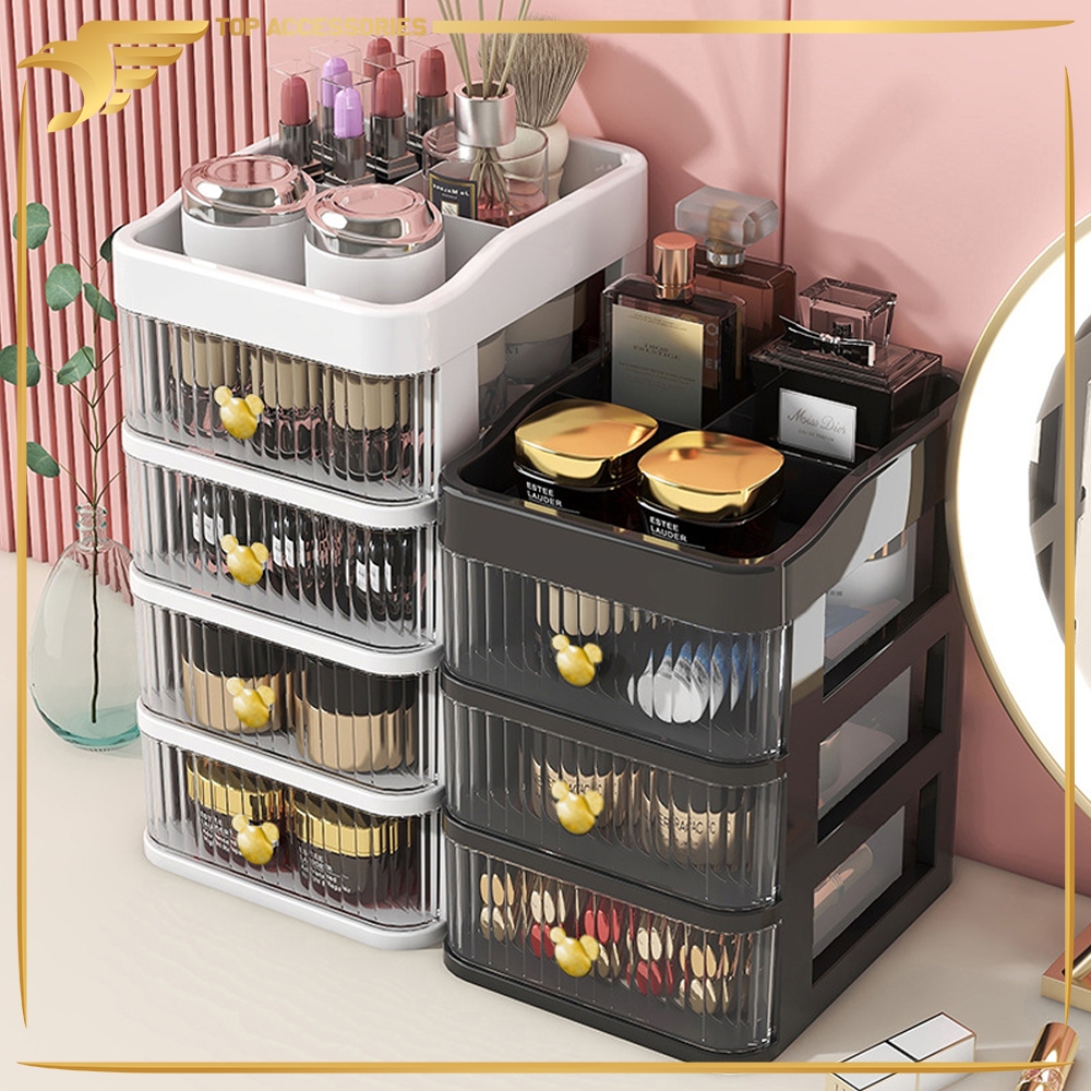 Jual Rak Kosmetik Serbaguna Rak Makeup Rak Kosmetik Rak Sunsun 4 Laci ...