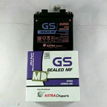 Jual AKI MOTOR KERING VEGA JUPITER PORCE1 FIZ-R ORIGINAL GS ASTRA ...