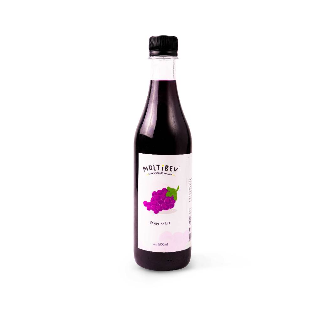 Jual MultiBev - Minuman Sirup Grape Anggur Bottle 500ml - Minuman Halal ...
