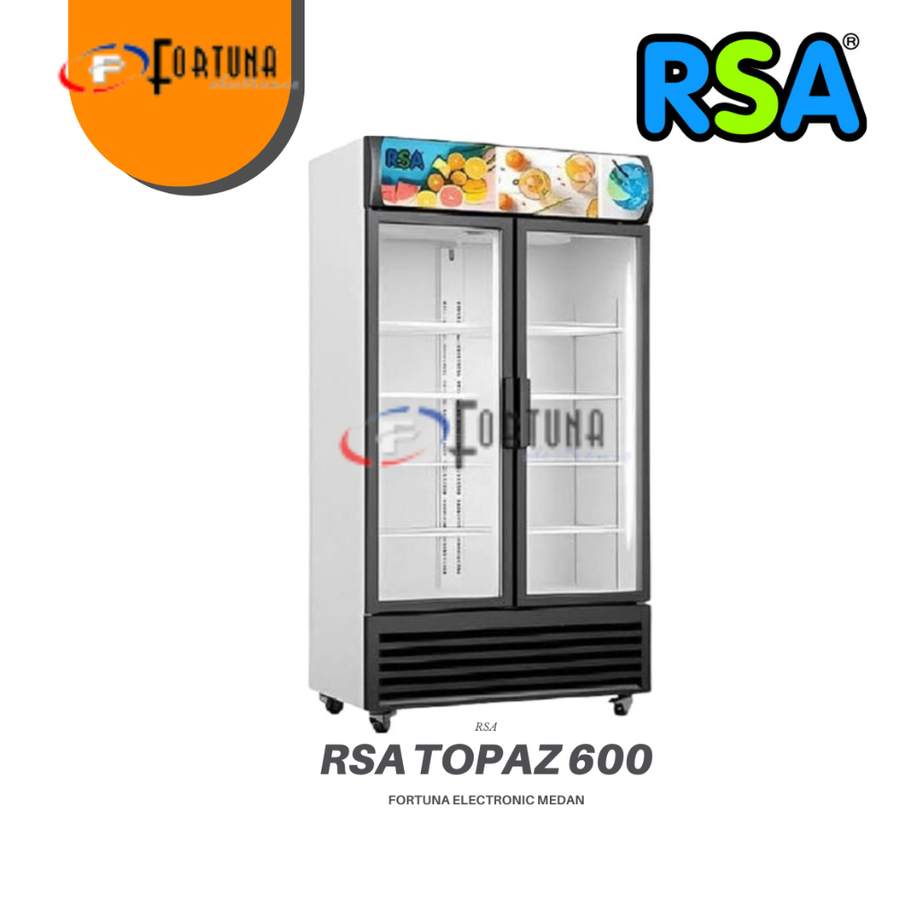 Jual SHOWCASE RSA 2 PINTU TOPAZ 600 568 LITER 8 RAK (MEDAN) | Shopee ...