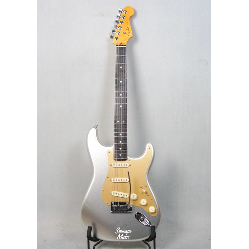 Jual Fender Stratocaster American Ultra Fsr Limited Edition Ebony Freatboard Quicksilver 7596