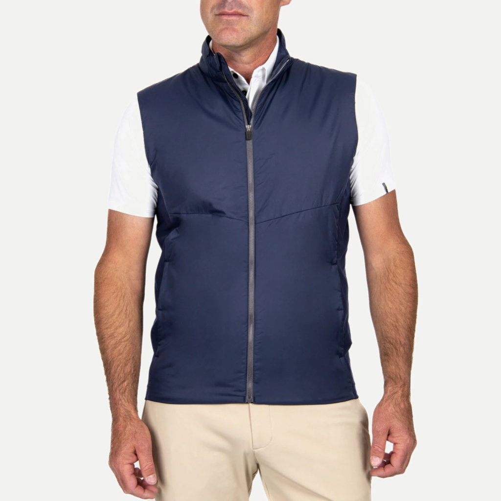 Jual Kjus Men's Radian Vest Insulated Men Vest Kjus Golf Jacket Navy