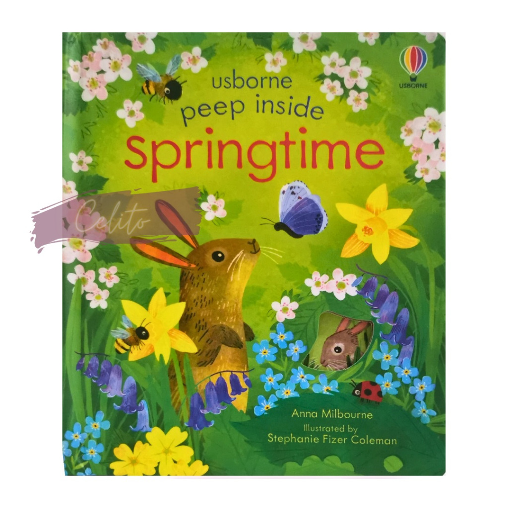 Jual [Celito] Usborn3 Peep Inside Springtime - Buku Edukasi Anak ...