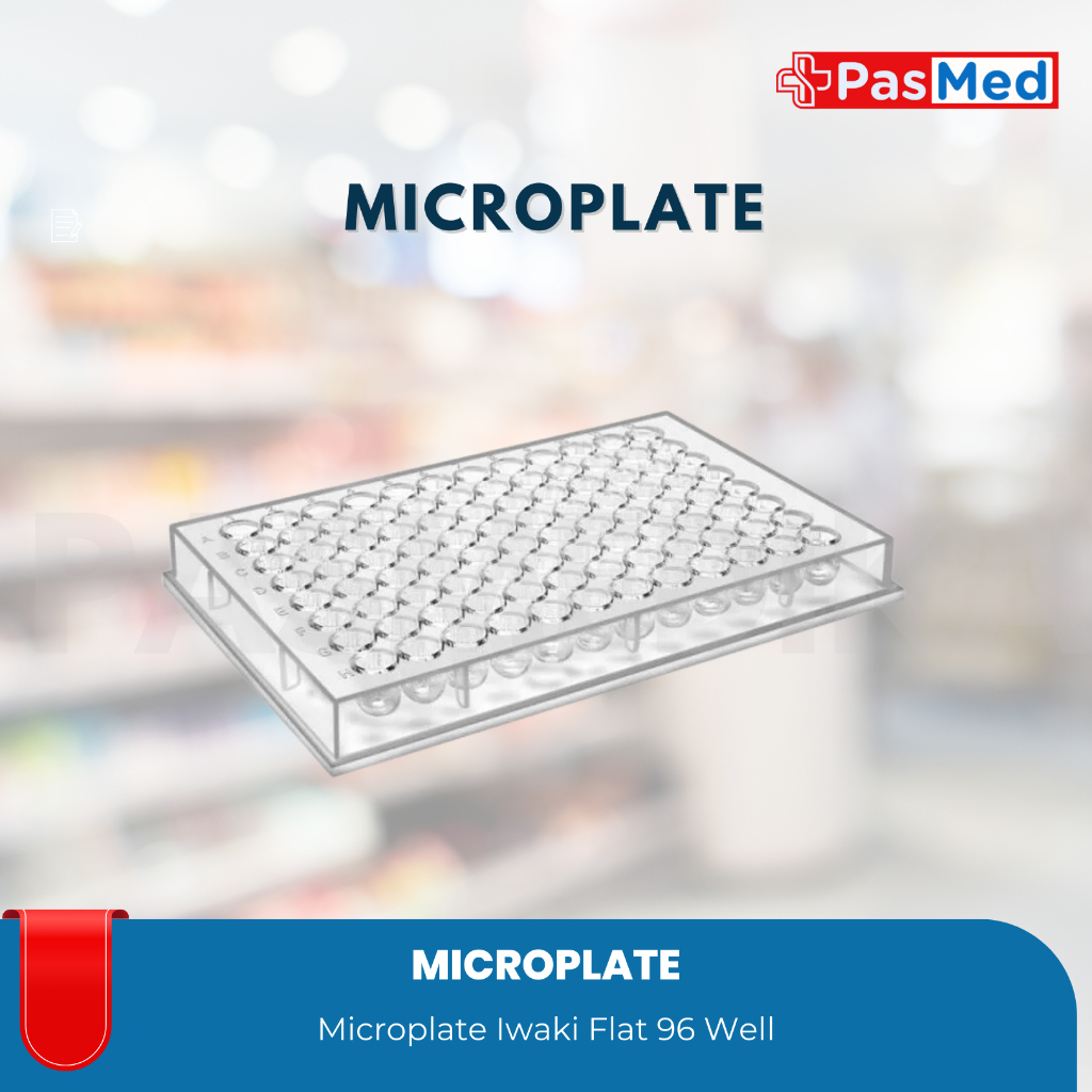 Jual PASMED | IWAKI - Microplate Multi Well Plate 96 wells Flat Bottom |  Shopee Indonesia