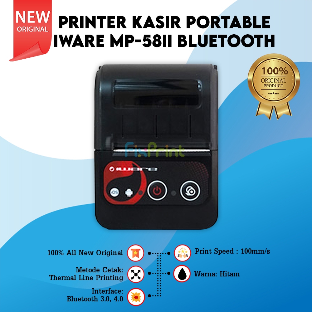 Jual Printer Kasir Thermal Mobile Usb Bluetooth Iware Bc C Bt Mp Ii Mp X Mp Mpc